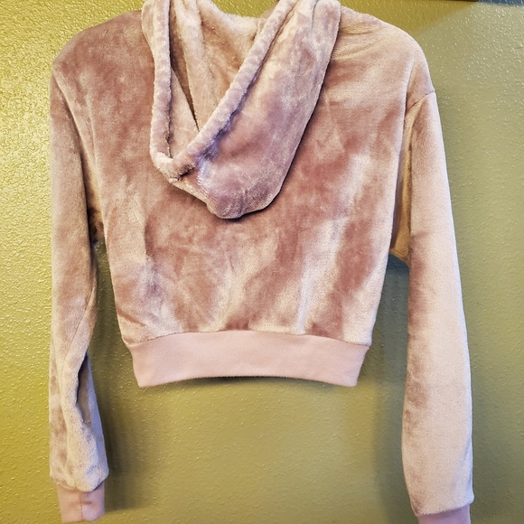 Peanuts Hoodie Juniors XS Purple - Picture 4 of 7